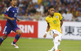 Neymar ghi 4 bàn giúp Brazil đè bẹp Nhật 4-0